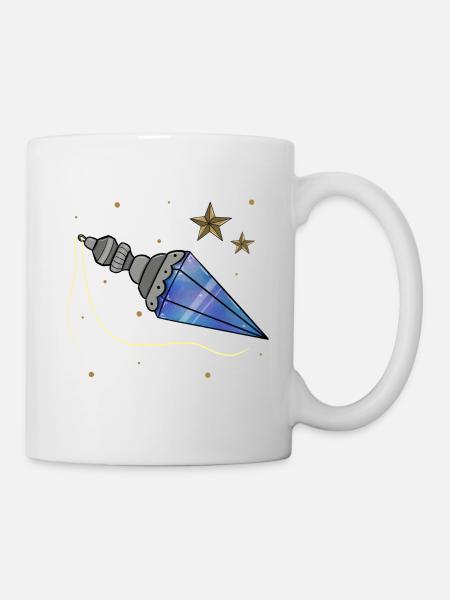 Pendule - Mug blanc - blanc