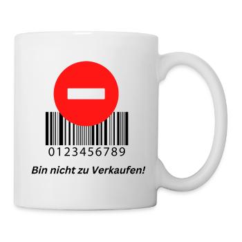 Babyspruch Babykleidung Kinderkleidung - Tasse - Weiß - Rechts