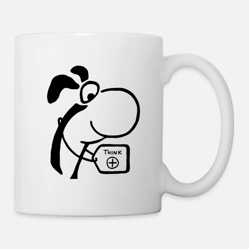 Bialumbo Think Positive - Mug - white