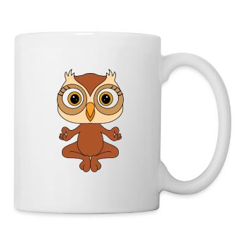 EULE - YOGA - PILATES - TIER - TIERISCH - Tasse - Weiß - Rechts