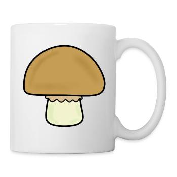 Pilz, Pilze - Tasse - Weiß - Rechts