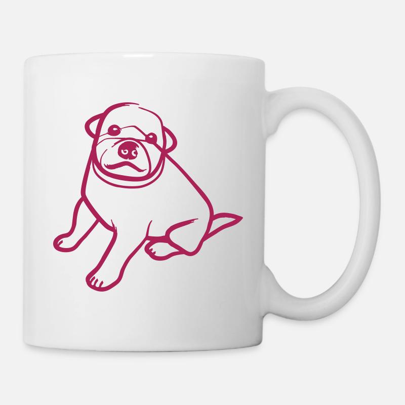 Der hört auf's Wort! - Tasse - Weiß