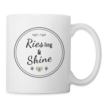 Riesling & Shine - Tasse - Weiß - Rechts