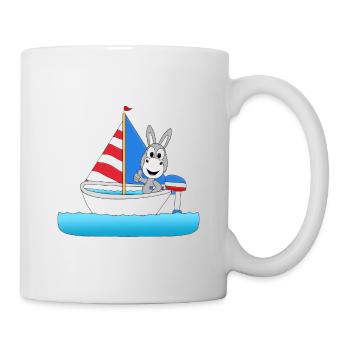 ESEL - SEGLER - SEGELN - WASSERSPORT - BABY - Tasse - Weiß - Rechts