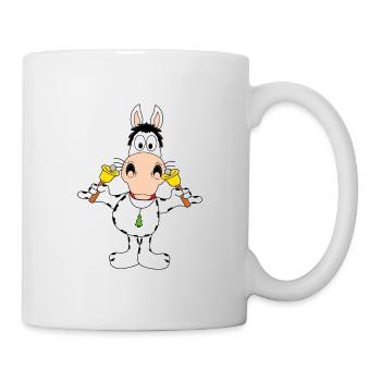 PFERD - PONY - GLOCKEN - WEIHNACHTEN - TIERISCH - Tasse - Weiß - Rechts