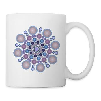 Dot Mandala Design - Tasse - Weiß - Rechts