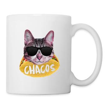 Cat tacos feline humor - Mug - white - Right