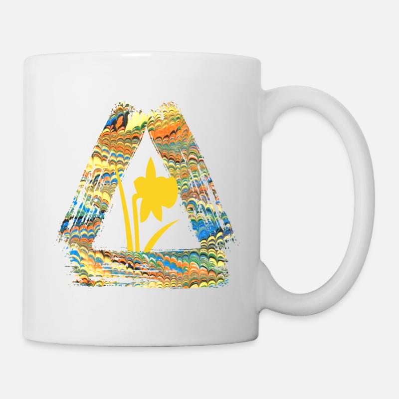 narzisse e 278 - Tasse - Weiß