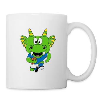 DRACHE - AMERICAN FOOTBALL - SPORT - Tasse - Weiß - Rechts