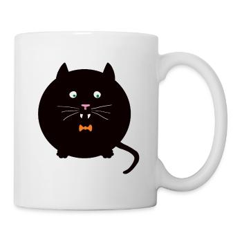 Chonky Halloween Cat - Mug - white - Right