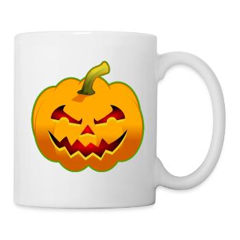 Halloween Pumpkin - Scary - Mug - white - Right