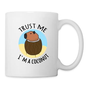 Croyez-moi, je suis un mème capybara à la noix de - Mug blanc - blanc - Droite
