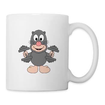 MAULWURF - FITNESS - BODYBUILDING - FITNESS - Tasse - Weiß - Rechts