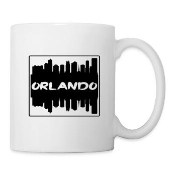 Orlando Florida Usa Skyline Silhouette Reise Souv - Tasse - Weiß - Rechts