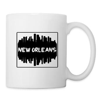 Nouvelle-Orléans Louisiane États-Unis Skyline Silhouette Trave - Mug blanc - blanc - Droite