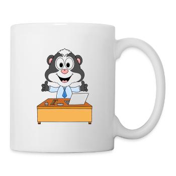 STINKTIER - ARBEIT - JOB - BERUF - CHEF - TIER - Tasse - Weiß - Rechts