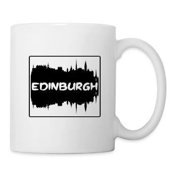 Édimbourg Ecosse Skyline Silhouette Travel Souve - Mug blanc - blanc - Droite