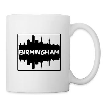Birmingham England Skyline Silhouette Travel Souve - Mug - white - Right