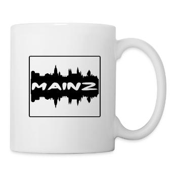 Mainz Germany Skyline Silhouette Travel Souvenir - Mug - white - Right