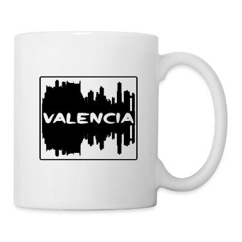 Valencia Spain Skyline Silhouette Travel Souvenir - Mug - white - Right