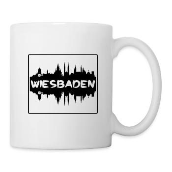 Wiesbaden Allemagne Skyline Silhouette Voyage Souven - Mug blanc - blanc - Droite