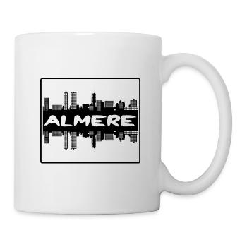 Almere Pays-Bas Skyline Silhouette Voyage Souve - Mug blanc - blanc - Droite