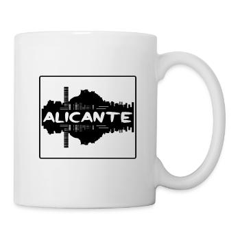 Alicante Espagne Skyline Silhouette Souvenir de voyage - Mug blanc - blanc - Droite