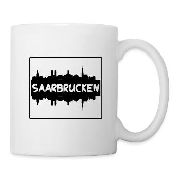Sarrebruck Allemagne Skyline Silhouette Travel Souv - Mug blanc - blanc - Droite