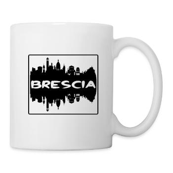 Brescia Italie Skyline Silhouette Souvenir de Voyage - Mug blanc - blanc - Droite