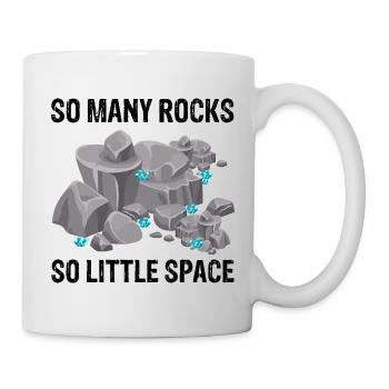 Mineraliensammler und Erze Mineralien Fan - Tasse - Weiß - Rechts