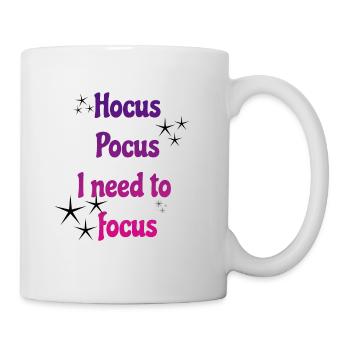Hokuspokus lila rosa - Tasse - Weiß - Rechts