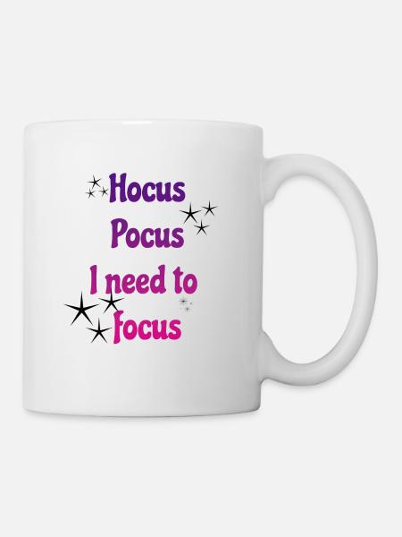 Hocus Pocus purple pink - Mug - white