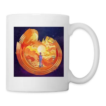 Man / Person / Man in Fireball - Universe - Mug - white - Right