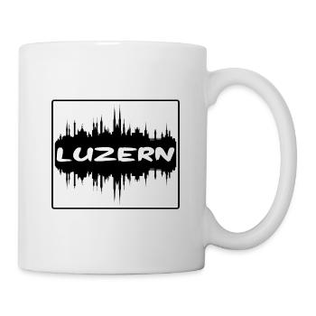 Luzern Suisse Skyline Silhouette Travel Souve - Mug blanc - blanc - Droite