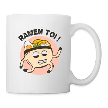 Holen Sie sich ab! Japanisches Ramen-Wortspiel - Tasse - Weiß - Rechts