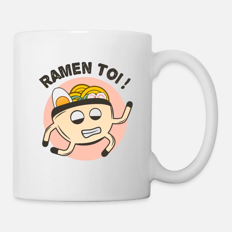 Ramen Toi ! Jeu de mots Ramen Japonais - Mug blanc - blanc