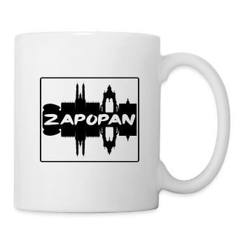 Zapopan Mexico Skyline Silhouette Travel Souvenir - Mug - white - Right