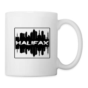 Halifax Kanada Skyline Silhouette Reise Souvenir - Tasse - Weiß - Rechts