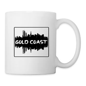 Gold Coast Australia Skyline Silhouette Travel Sou - Mug - white - Right