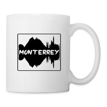 Monterrey Mexiko Skyline Silhouette Reise Souveni - Tasse - Weiß - Rechts