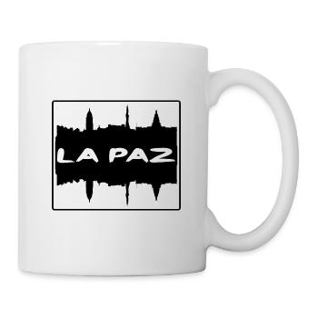 La Paz Bolivia Skyline Silhouette Souvenir de voyage - Mug blanc - blanc - Droite