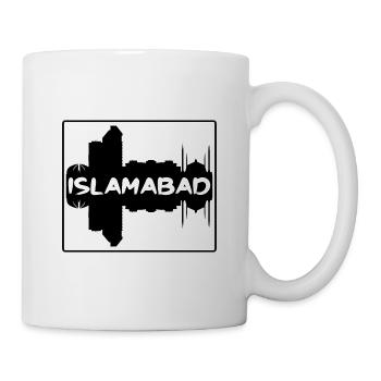 Islamabad Pakistan Skyline Silhouette Travel Souve - Mug - white - Right