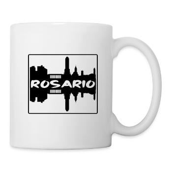 Rosario Argentine Skyline Silhouette Voyage Souven - Mug blanc - blanc - Droite