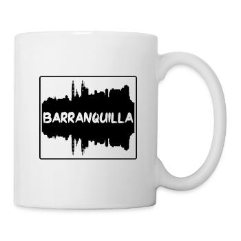 Barranquilla Colombie Skyline Silhouette Voyage So - Mug blanc - blanc - Droite