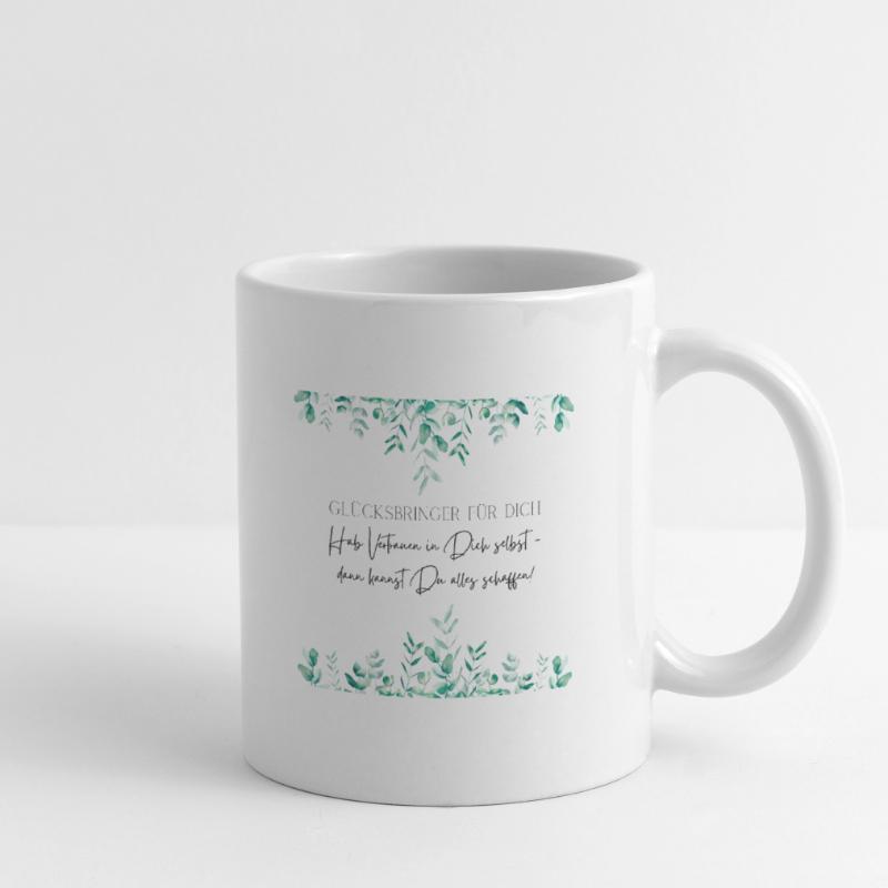 Glücksbringer - Mutmacher Geschenk Tasse