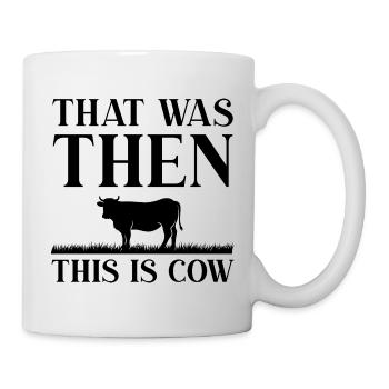 Das war dann das ist Kuh - Tasse - Weiß - Rechts