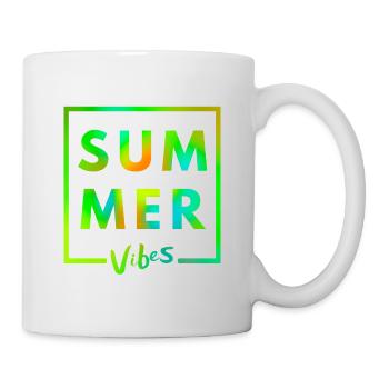 Summer Vibes - Tasse - Weiß - Rechts