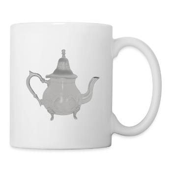 Théière Marocaine - Théière Atay - Berrad Atay - T - Mug blanc - blanc - Droite