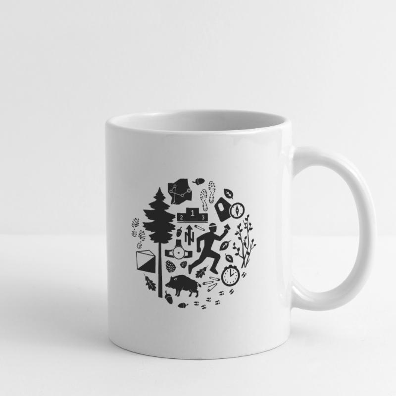 Course d’orientation [4] [Course d’orientation] [V] Mug blanc