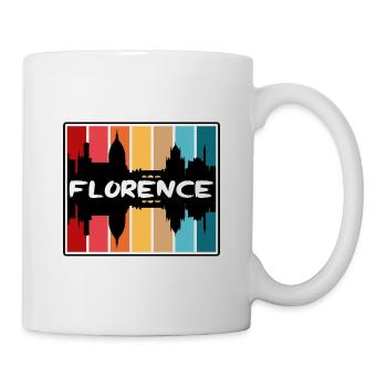 Florenz Italien Skyline Silhouette Reise Souvenir - Tasse - Weiß - Rechts